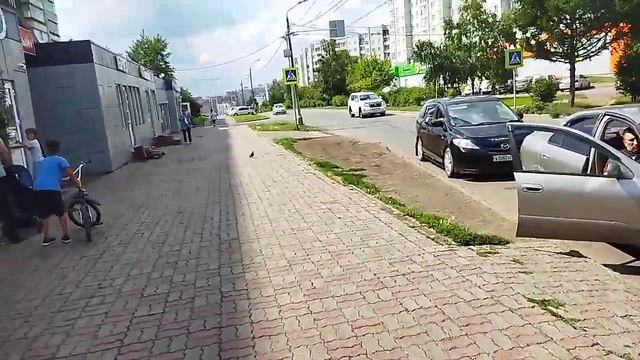 прогулка по мкр солнечный, Красноярск 08.2023г смотреть онлайн