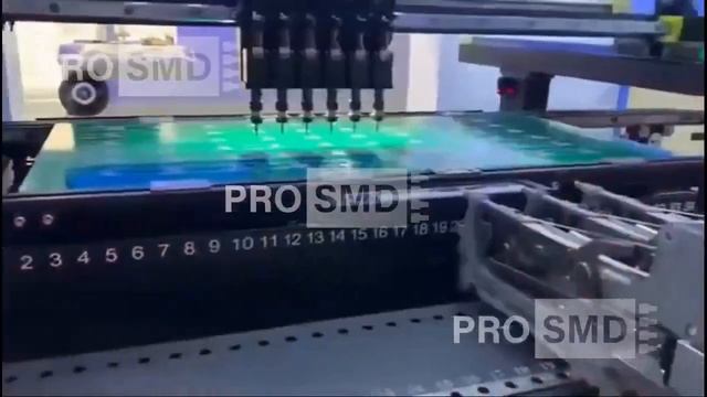 Автоматический 6-головочный установщик SMD-компонентов Huawei HW-T6-64F смотреть онлайн