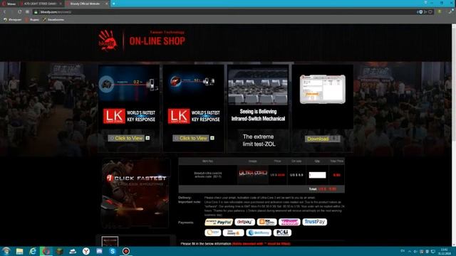 Распаковка и обзор моей новой компьютерной мыши Bloody A7 смотреть онлайн