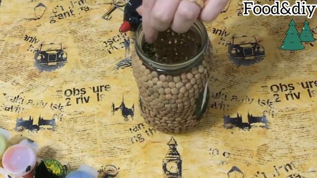 Новогодний подсвечник из стеклянной банки/подсвечник своими руками смотреть онлайн