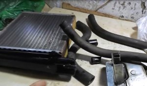 Быстрая замена Радиатора печки в Калине не Уродуя Машину