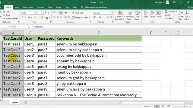 @Test1 @Test2 . . .@TestN Read Different Test Data from Excel for Each Test Cases in Selenium смотреть онлайн