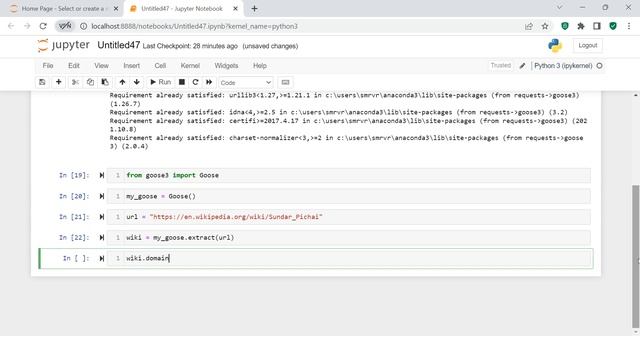 Scraping Texts from Web in Just 5 Lines of Codes | NLP | Goose | #24 смотреть онлайн