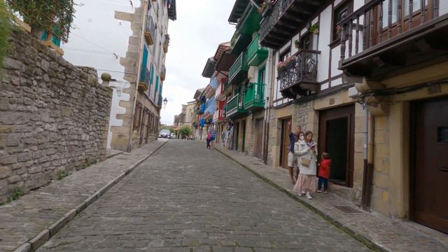 Фуэнтеррабия (Hondarribia, Fuenterrabia), Страна Басков, Испания. 4К. смотреть онлайн