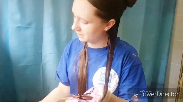 Цветные пряди дома/ как покрасить волосы тоникой смотреть онлайн