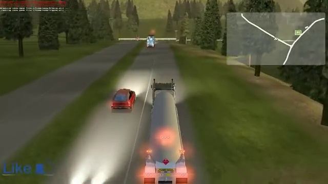 18 Wheels of Steel - Haulin pack truck + map смотреть онлайн