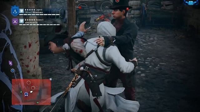 Assassin's Creed Unity Boyfriend & Girlfriend Co Op vs The Food Chain Ep 6 Altair Outfits смотреть онлайн