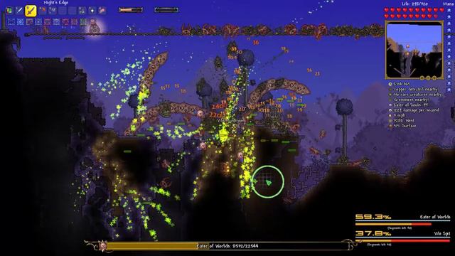Masochist Mode Fargo's Mod - Eater of Worlds Fight смотреть онлайн