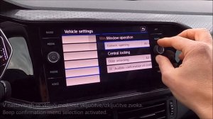 VW T-Cross - lock/unlock beep confirmation activation - vključitev zvočnega opozorila ob zaklepu