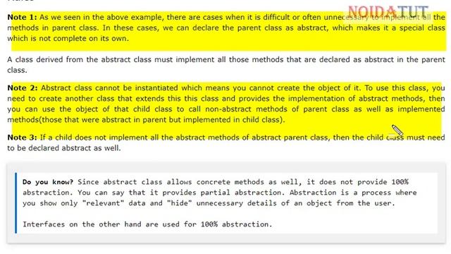 Abstract Class in Java with example смотреть онлайн