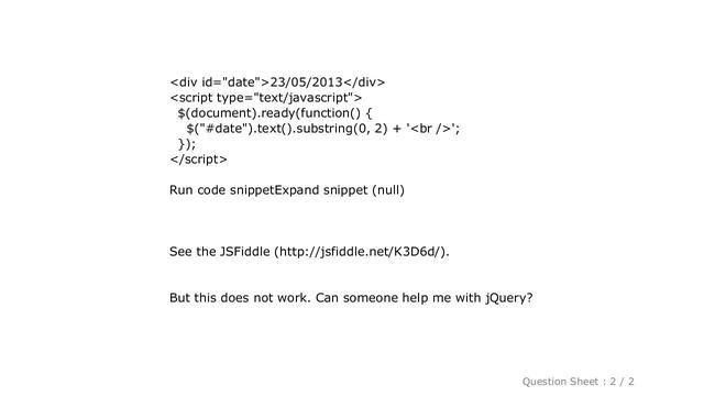 jQuery : How to split a string at the first `/` (slash) and surround part of it in a `span`? смотреть онлайн