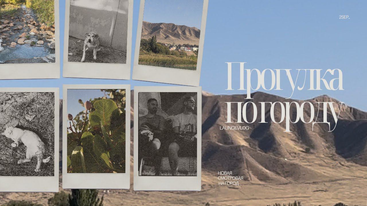 Новая смотровая в Бишкеке / Злые собаки / Kyrgyzstan vlog смотреть онлайн