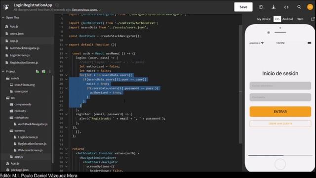 React Native Parte-18 Login Registration Async & Await (Sesión 16-Marzo-2021) смотреть онлайн