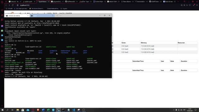 Cluster con Apache Spark en docker смотреть онлайн