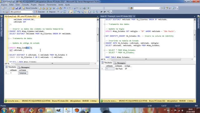 Update com Join - Curso de SQL Server Para Iniciantes (Aula 25) смотреть онлайн