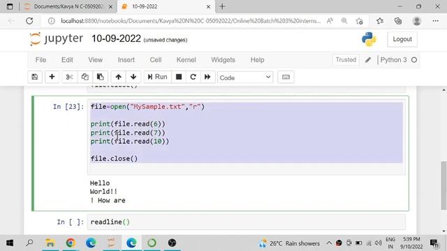 Class 5 File Handling and Exception Handling смотреть онлайн