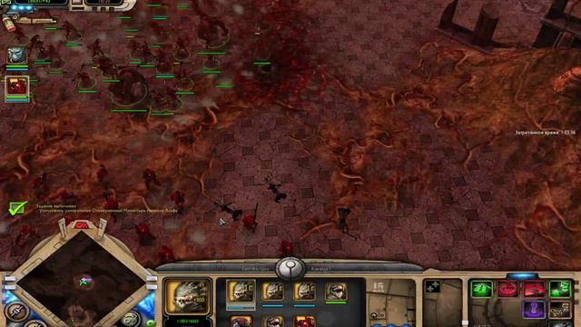 Прохождение Warhammer 40000 Dawn of War Soulstorm (Тау против Хаос) смотреть онлайн