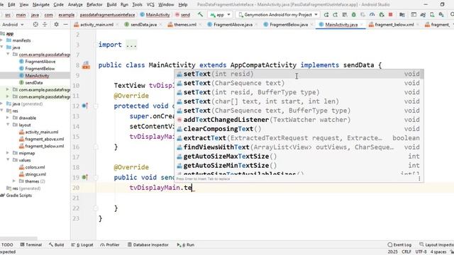Pass data fragment uses interface basic смотреть онлайн