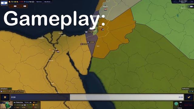 Age of history 2 6 day war scenario timelapse + gameplay смотреть онлайн