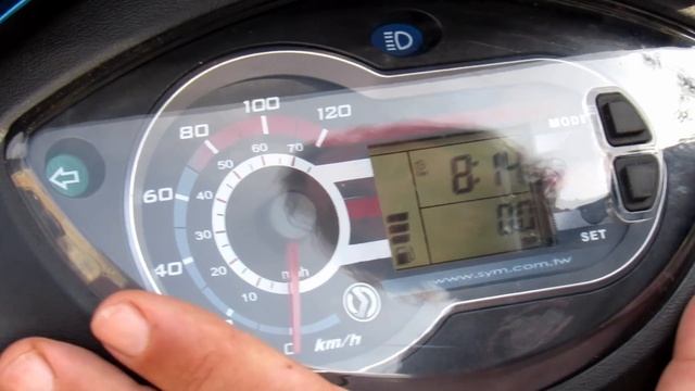 SYM SYMPHONY 125SR .KOKKINA FEGARIA TEST