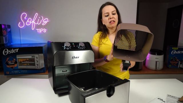 Freidora de aire Oster 5.5 Litros CKSTAF55 canastilla Unboxing y estreno смотреть онлайн