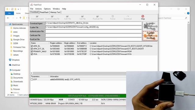How to Install Firmware Files and Unbrick DZ09 Smartwatch Phone ⌚〰? смотреть онлайн