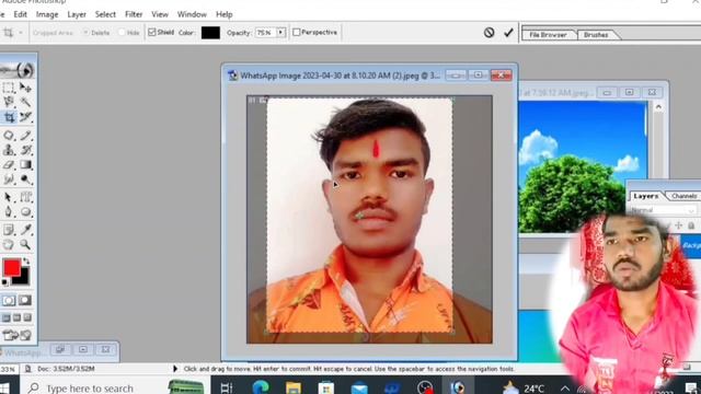 How To Use Crop Tool In Photoshop । Use of Crop Tool । Photoshop Crop Tool Use । смотреть онлайн