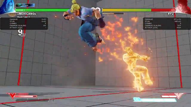 Street Fighter 5 Ken Combo смотреть онлайн