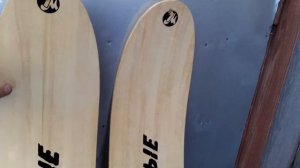 Осиновые лыжи фабрики МАЯК.Самодельные крепления для лыж.