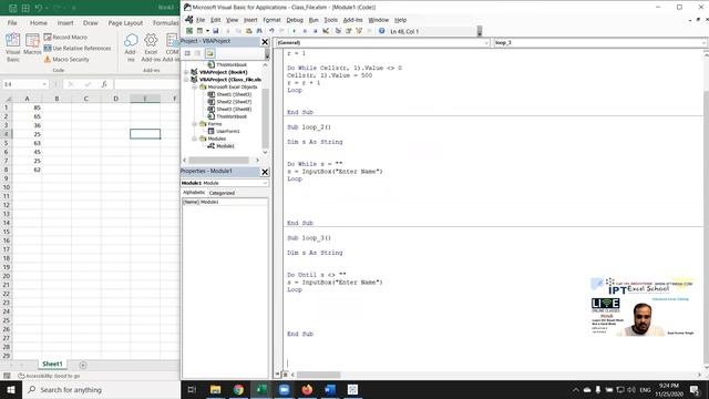 Excel VBA Introduction Live class - Do Until and Do While Loops смотреть онлайн