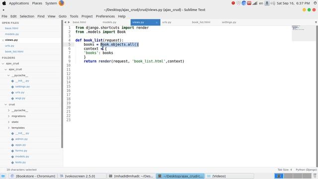 02 CRUD system using Django & Ajax initialize смотреть онлайн