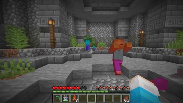 Adopted By A HACKER FAMILY In Minecraft! смотреть онлайн