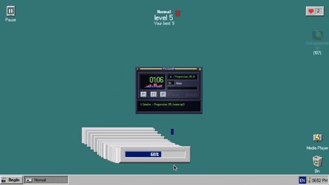 Progressbar95 - an original, nostalgic computer simulation game смотреть онлайн