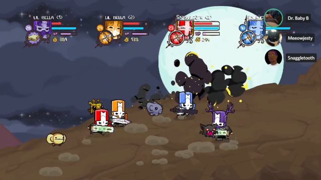 Castle Crashers - But Purple Knight Carries The WHOLE Team! смотреть онлайн