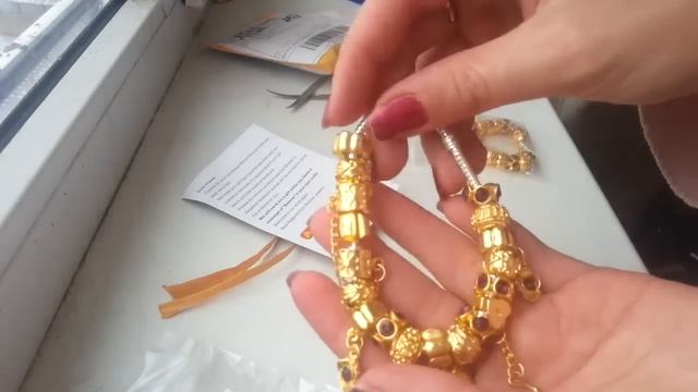 Распаковка посылок с алиэкспресс- бижутерия браслет пандора смотреть онлайн