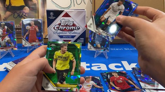 2020-21 Topps Chrome Sapphire Edition UEFA Champions League #SeskoClass #Gavi смотреть онлайн