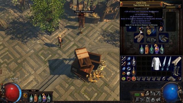 path of exile - white wind frost blades build смотреть онлайн