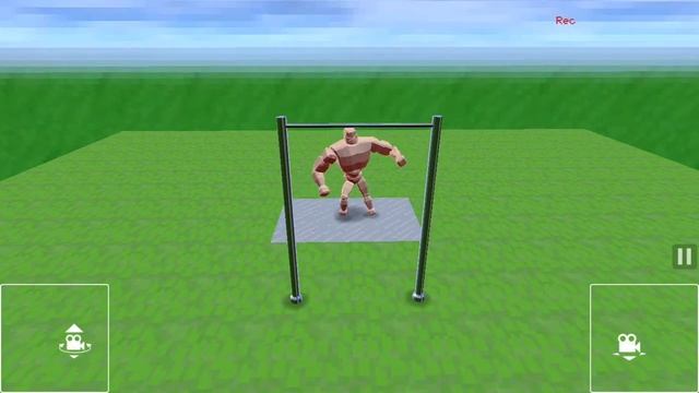 Сильный, накаченный мужик отупел и не знает, как добраться до турника. Тест на психику??? смотреть онлайн