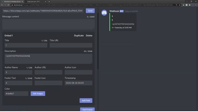 КАК ПРАВИЛЬНО НАСТРОИТЬ ВЕБХУК? || Discord webhook settings смотреть онлайн