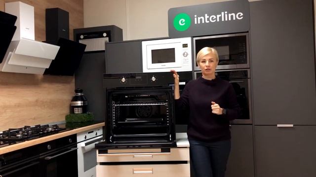 interline KTS 680 ECH — духова шафа з сенсорним екраном на склі та ручками, що утоплюються [2021] смотреть онлайн