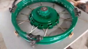 Сборка и спицовка колёс мотоцикла Урал,  днепр, мт