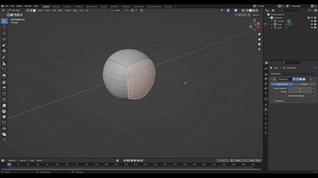 Урок 12. Модификатор Subdividion Surface. Принципы работы и основные характеристики. смотреть онлайн