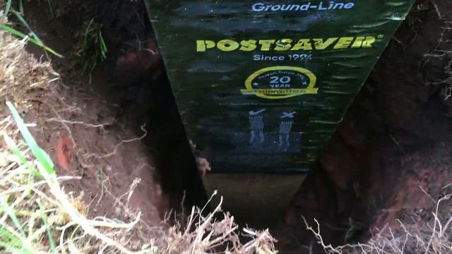 How To STOP Fence Posts Rotting / Install postsaver sleeves смотреть онлайн