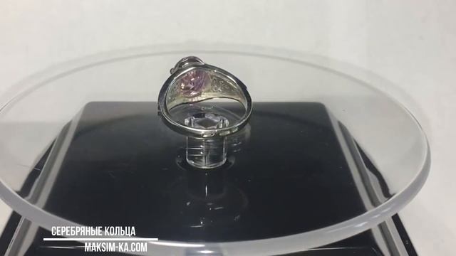 Кольцо из серебра с камнем фианита смотреть онлайн