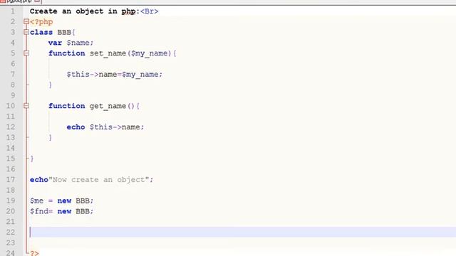 Beginner php oop part 17 create an object смотреть онлайн