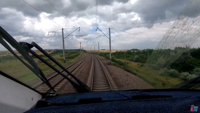 Вид из кабины ЭКр1 Тарпан смотреть онлайн