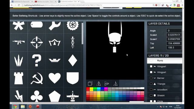 Batman in Shadows BF4 Emblem Speed Art Tutorial смотреть онлайн