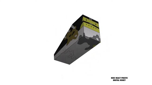 Origami Nike React Presto "Brutal Honey" смотреть онлайн