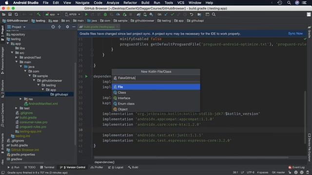 Dagger 2 Deep Dive (28/55) - Espresso tests and Dagger: Creating a TestApplicationComponent смотреть онлайн