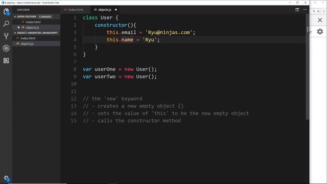 Object Oriented JavaScript Tutorial #5 - Class Constructors смотреть онлайн